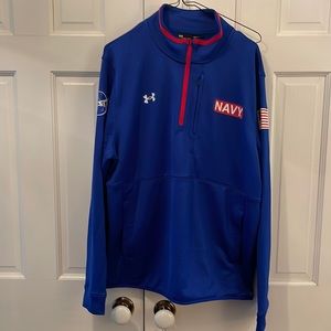 Navy NASA Under Armour Pullover